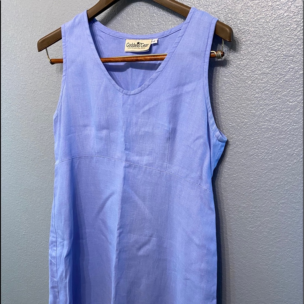 Simple linen dress
